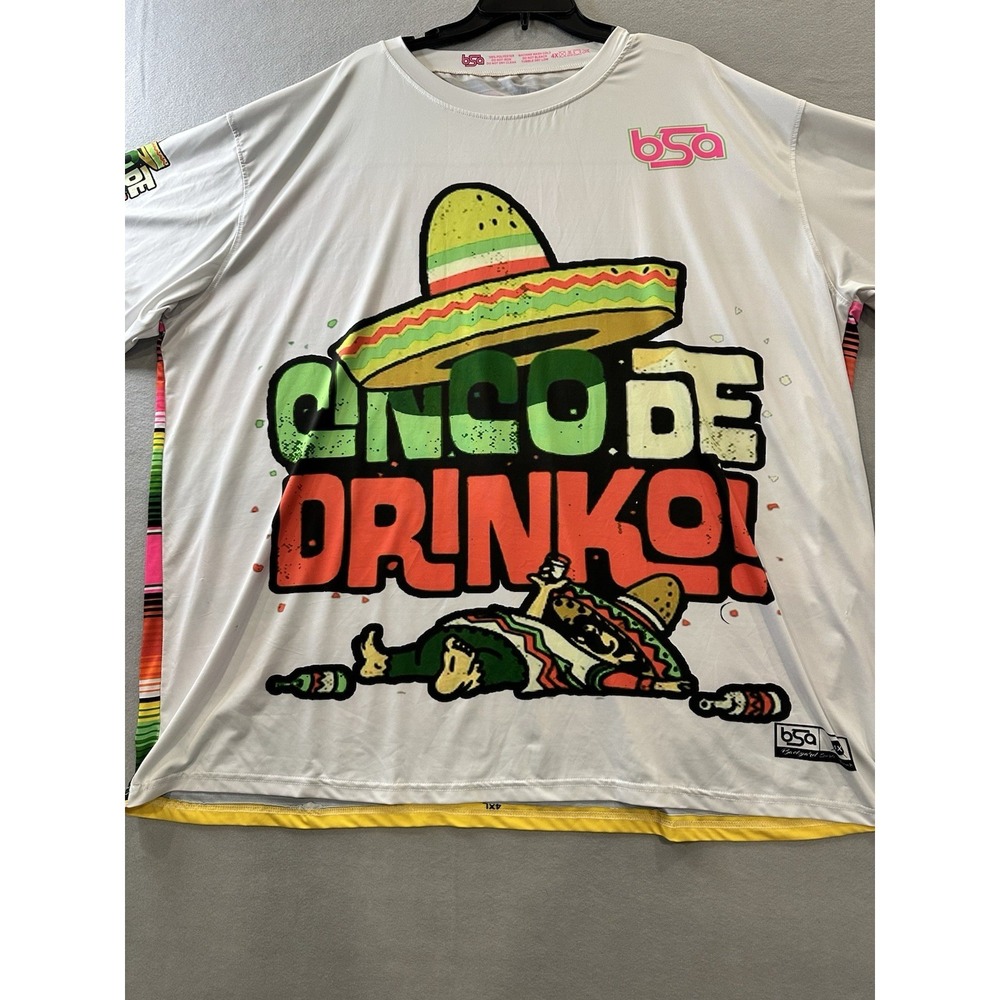 Funny Mexican Cinco de Drinko Cinco De Mayo Fiesta T-Shirt , Unisex Tee 4XL